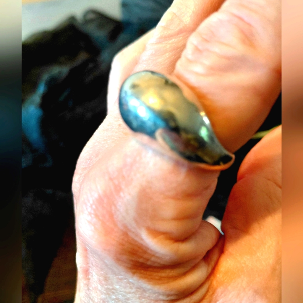 Silver Statement Dome Ring